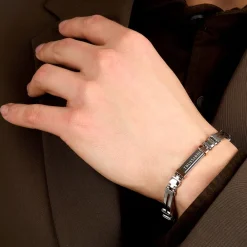 Bracciali|Bracciali In Acciaio<Trussardi BRACCIALE T-STEEL - TJAXV26
