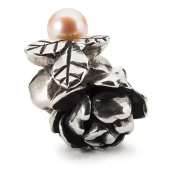 Gioielli In Argento<Trollbeads CHARM ROSA D'AMORE - TAGBE-00274