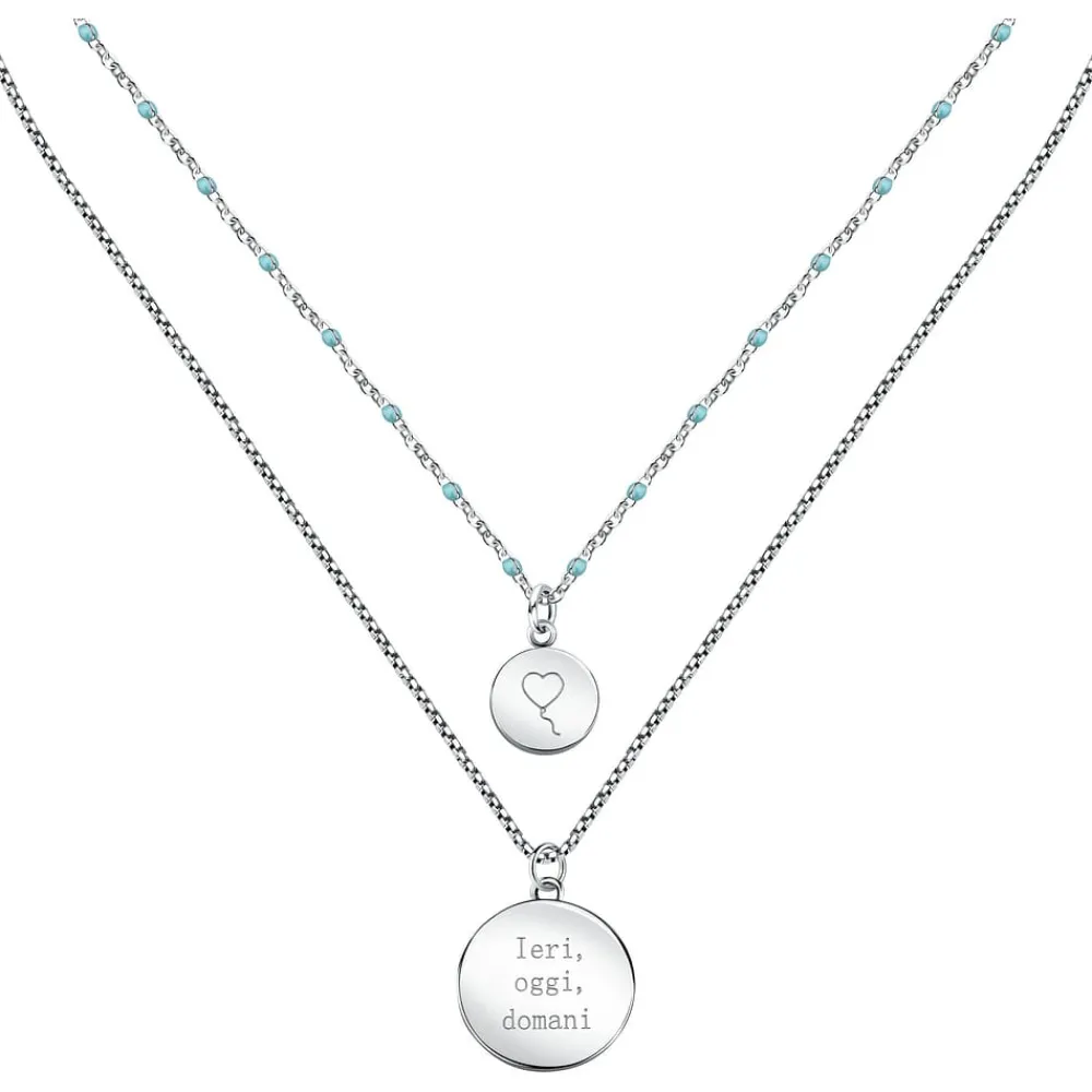 Collane In Acciaio|Collane Donna<Bluespirit COLLANA GOOD VIBES - P.31R510000400