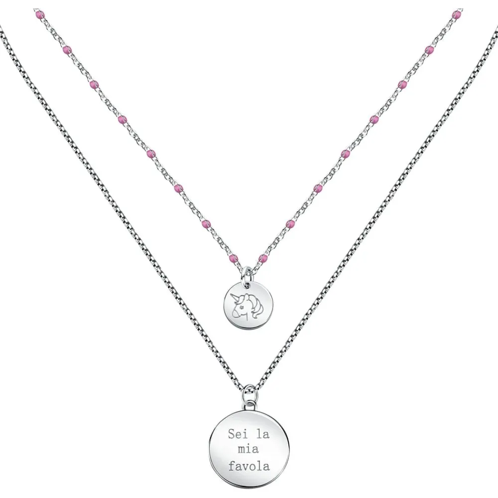 Collane In Acciaio|Collane Donna<Bluespirit COLLANA GOOD VIBES - P.31R510000100