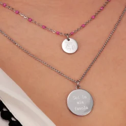 Collane In Acciaio|Collane Donna<Bluespirit COLLANA GOOD VIBES - P.31R510000100