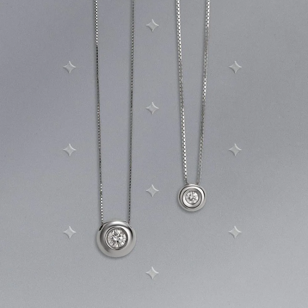 Gioielli Con Diamanti|Collane Con Diamanti<Bluespirit Collana Promessa d'amore - P.77C910001100
