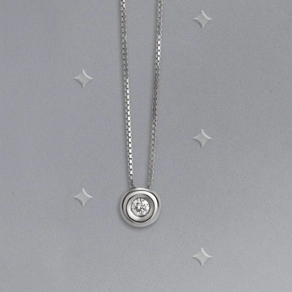 Gioielli Con Diamanti|Collane Con Diamanti<Bluespirit Collana Promessa d'amore - P.77C910001100