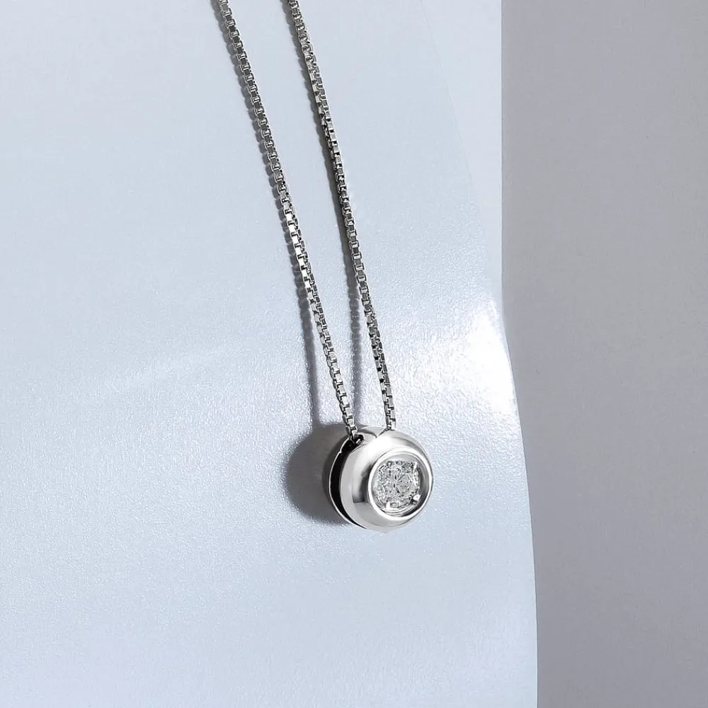Gioielli Con Diamanti|Collane Con Diamanti<Bluespirit Collana Promessa d'amore - P.77C910001200