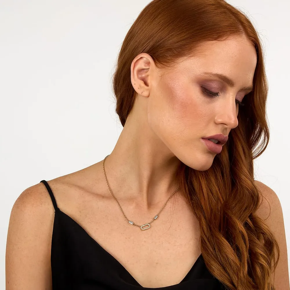 Collane|Gioielli In Acciaio<Karl Lagerfeld COLLANA CRYSTALS - KLAYC10