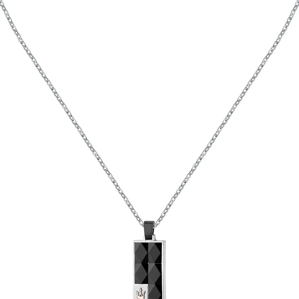 Collane|Gioielli In Acciaio<Maserati COLLANA CERAMIC - JM423ATZ27