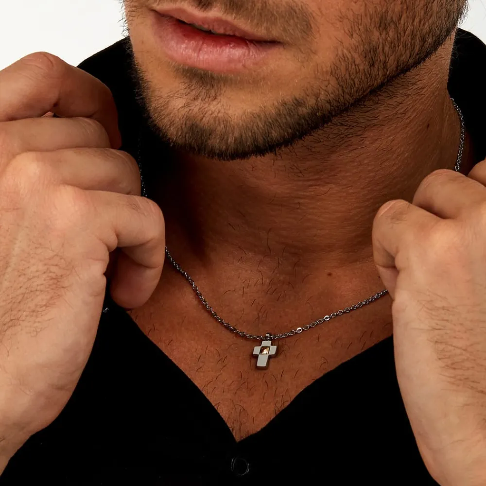 Gioielli In Acciaio|Gioielli Uomo<Morellato COLLANA GOLD - SATM25