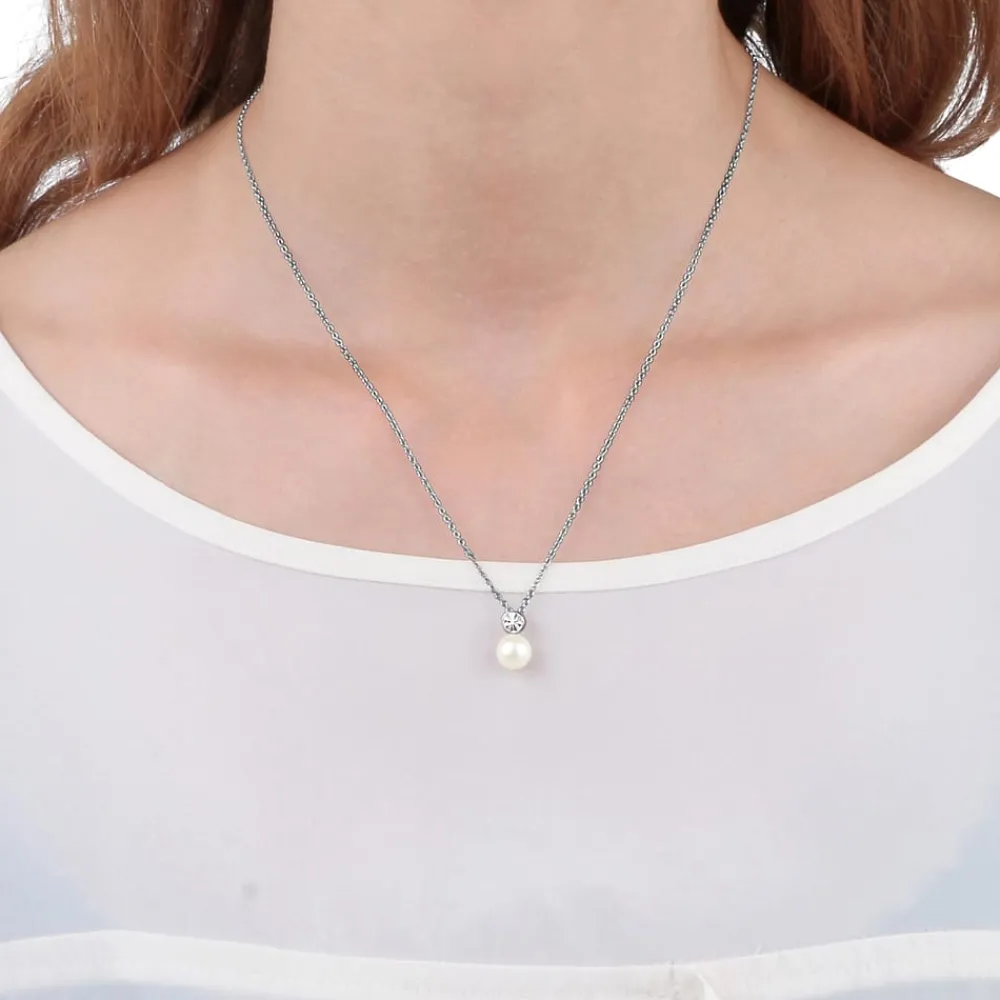 Gioielli In Argento|Collane<Morellato COLLANA PERLA ESSENZIALE - SANH02