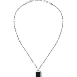 Collane In Acciaio|Collane Uomo<Trussardi COLLANA T-LEATHER - TJAXZ15