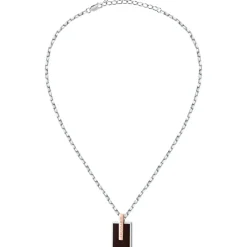 Collane In Acciaio|Collane Uomo<Trussardi COLLANA T-LEATHER - TJAXZ14