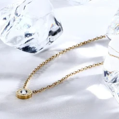 Collane|Gioielli In Acciaio<Trussardi COLLANA T-LOGO - TJAXC108