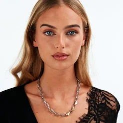 Collane|Gioielli In Acciaio<Trussardi COLLANA T-LOGO - TJAXC01