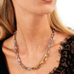 Collane|Gioielli In Acciaio<Trussardi COLLANA T-LOGO - TJAXC01