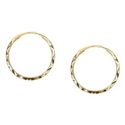 Orecchini|Gioielli In Oro<Bluespirit Orecchini a Cerchio - Creole in Oro, ⌀14mm