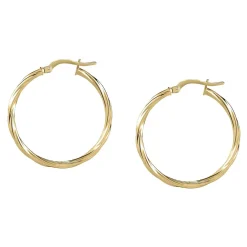 Gioielli In Oro|Gioielli Donna<Bluespirit Orecchini a Cerchio - Creole in Oro, ⌀25mm