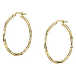 Gioielli In Oro|Gioielli Donna<Bluespirit Orecchini a Cerchio - Creole in Oro, ⌀30mm