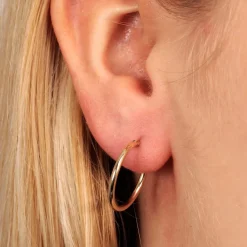 Gioielli Donna|Orecchini<Bluespirit Orecchini a Cerchio - Creole in Oro, ⌀15mm