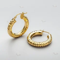 Gioielli Donna|Orecchini<Bluespirit Orecchini a Cerchio - Creole in Oro, ⌀20mm