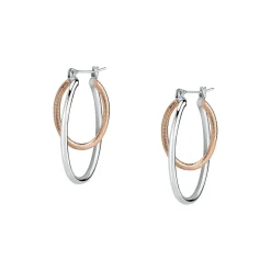Gioielli Donna|Orecchini In Acciaio<Bluespirit Orecchini a Cerchio - Creole, ⌀33mm