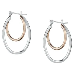 Gioielli Donna|Orecchini In Acciaio<Bluespirit Orecchini a Cerchio - Creole, ⌀33mm