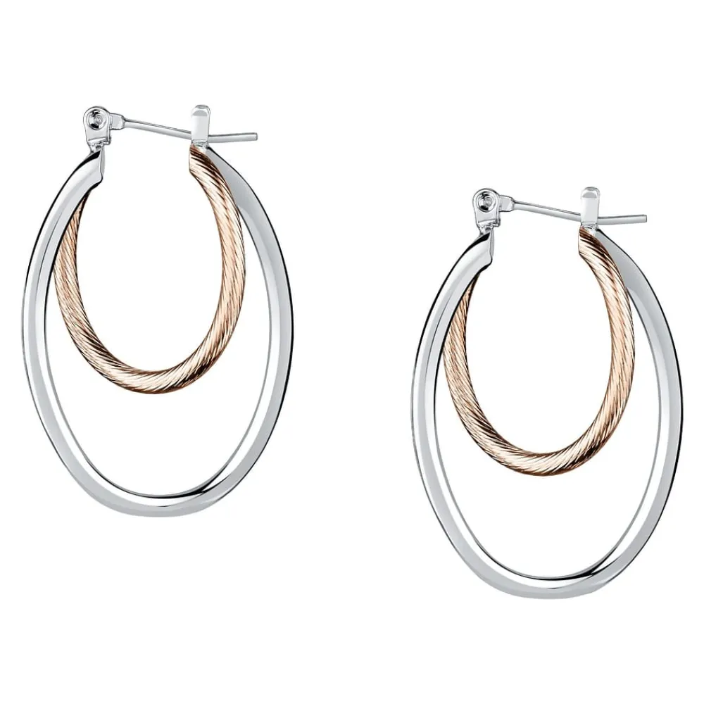 Gioielli Donna|Orecchini In Acciaio<Bluespirit Orecchini a Cerchio - Creole, ⌀33mm