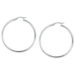 Orecchini In Argento|Orecchini Donna<Bluespirit Orecchini a Cerchio - Creole in Argento