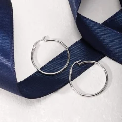 Orecchini In Argento|Orecchini Donna<Bluespirit Orecchini a Cerchio - Creole in Argento