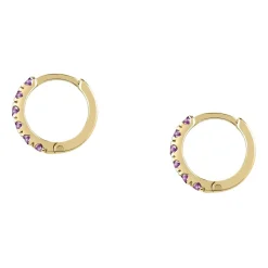 Gioielli Donna|Orecchini<Bluespirit Orecchini a Cerchio - Creole in Oro, ⌀8mm