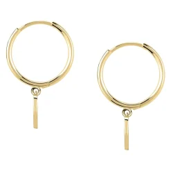 Gioielli Donna|Orecchini<Bluespirit Orecchini a Cerchio - Creole in Oro,  ⌀15mm