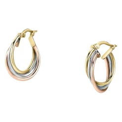 Gioielli Donna|Orecchini<Bluespirit Orecchini a Cerchio - Creole in Oro, ⌀15mm