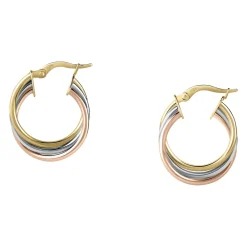 Gioielli Donna|Orecchini<Bluespirit Orecchini a Cerchio - Creole in Oro, ⌀15mm