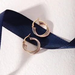 Gioielli Donna|Orecchini<Bluespirit Orecchini a Cerchio - Creole in Oro, ⌀15mm