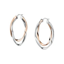 Gioielli Donna|Orecchini In Acciaio<Bluespirit Orecchini a Cerchio - Creole, ⌀40x22mm