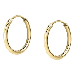 Orecchini In Oro|Orecchini Donna<Bluespirit Orecchini a Cerchio - Creole in Oro, ⌀15mm