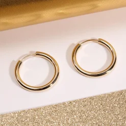 Orecchini In Oro|Orecchini Donna<Bluespirit Orecchini a Cerchio - Creole in Oro, ⌀20mm