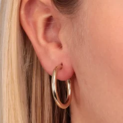 Orecchini In Oro|Orecchini Donna<Bluespirit Orecchini a Cerchio - Creole in Oro, ⌀20mm