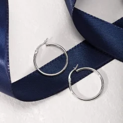 Orecchini In Argento|Orecchini Donna<Bluespirit Orecchini a Cerchio - Creole in Argento