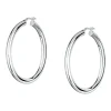Gioielli In Argento|Gioielli Donna<Bluespirit Orecchini a Cerchio - Creole in Argento, ⌀40mm