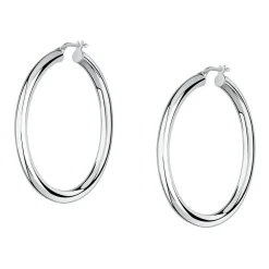 Gioielli In Argento|Gioielli Donna<Bluespirit Orecchini a Cerchio - Creole in Argento, ⌀40mm