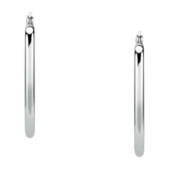Gioielli In Argento|Gioielli Donna<Bluespirit Orecchini a Cerchio - Creole in Argento, ⌀40mm