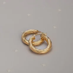 Gioielli Donna|Orecchini<Bluespirit Orecchini a Cerchio - Creole in Oro, ⌀15mm