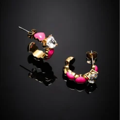 Gioielli Donna<Chiara Ferragni Brand Orecchini Cuoricino Neon - J19AWD05