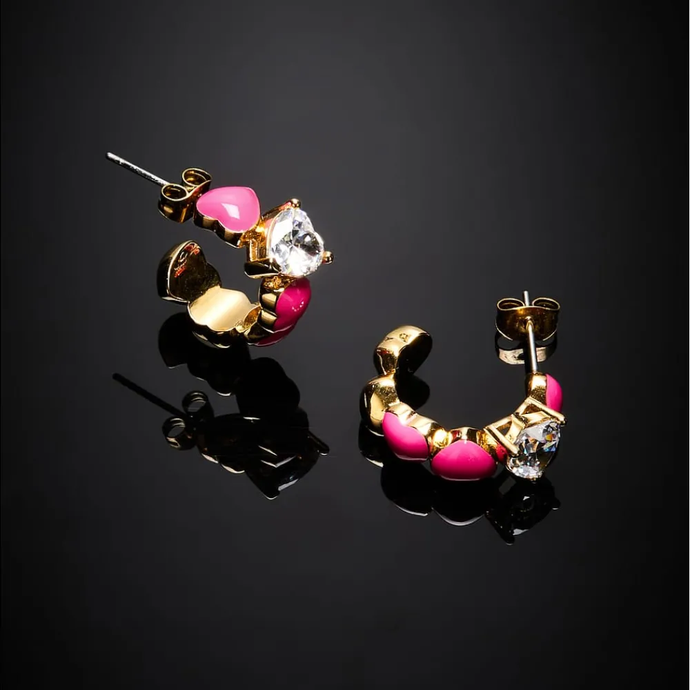 Gioielli Donna<Chiara Ferragni Brand Orecchini Cuoricino Neon - J19AWD05