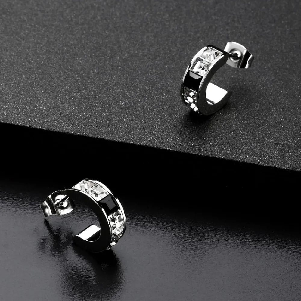 Orecchini|Gioielli In Acciaio<Karl Lagerfeld ORECCHINI CRYSTALS - KLAYC38