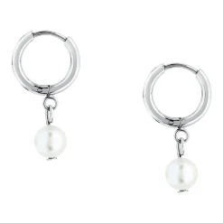 Orecchini|Orecchini In Acciaio<La Petite Story ORECCHINI PEARL - LPS01AZA06