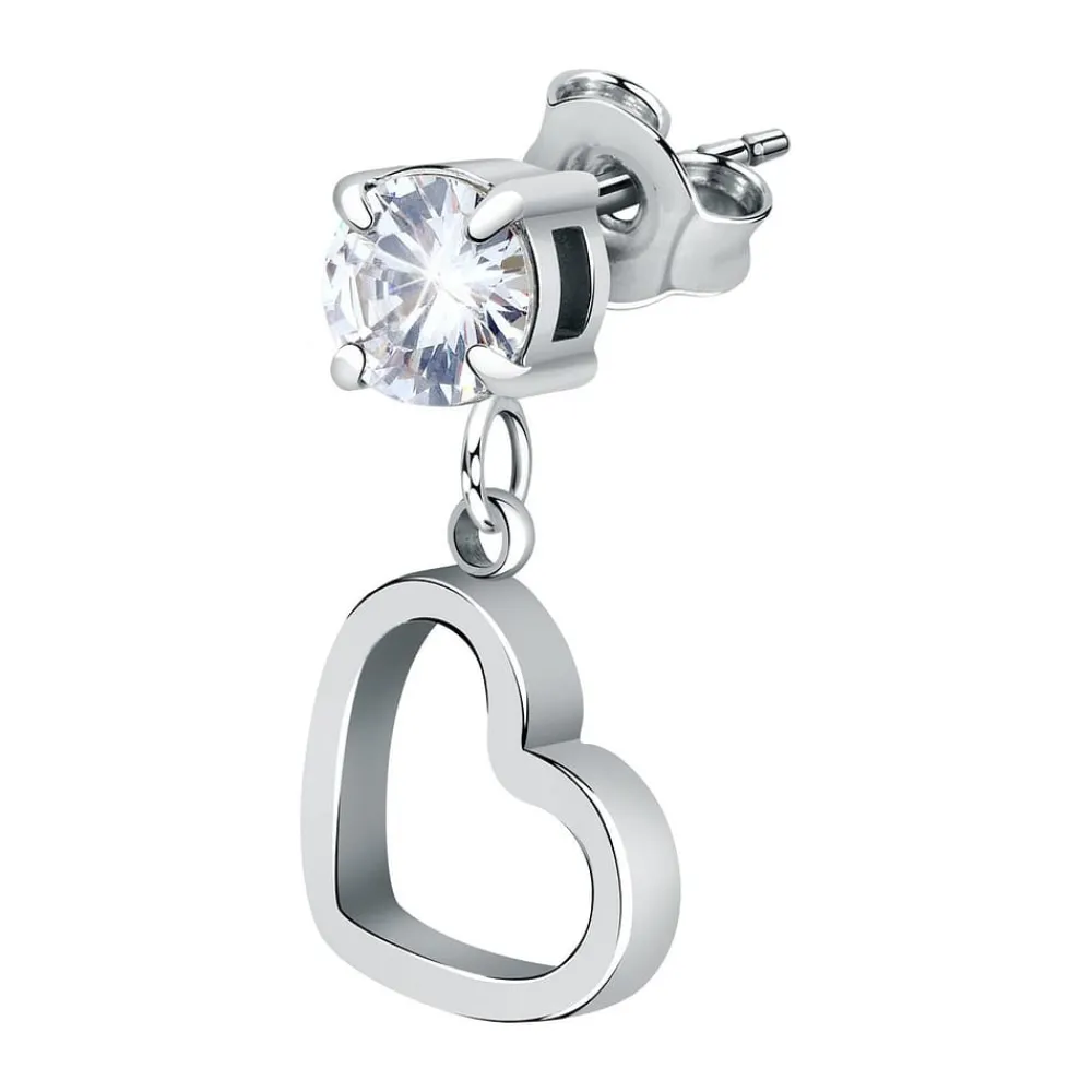 Orecchini In Acciaio|Gioielli Donna<La Petite Story ORECCHINI SINGLE EARRINGS - LPS02AQM58