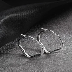 Orecchini|Gioielli In Acciaio<Trussardi ORECCHINI T-DESIGN - TJAXA04