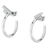 Gioielli Donna<Trussardi ORECCHINI T-LOGO - TJAXC33