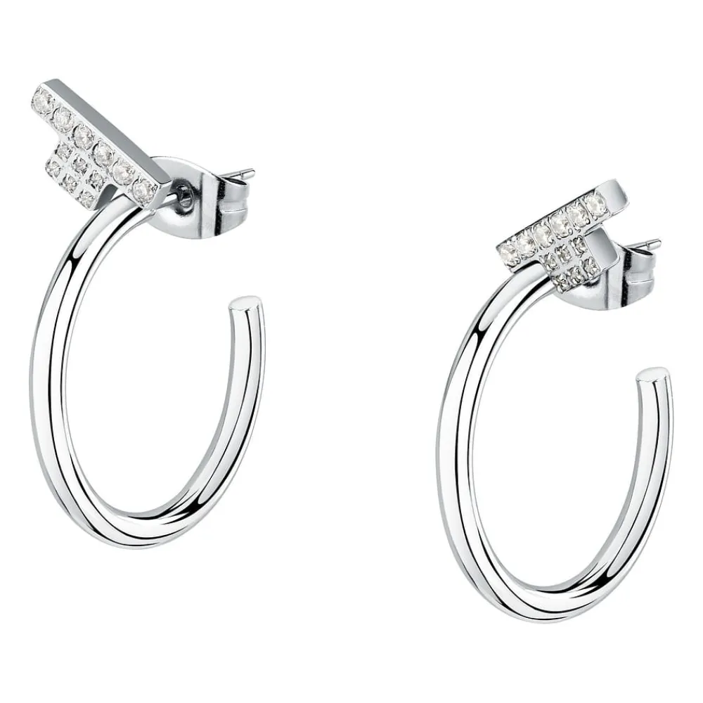 Gioielli Donna<Trussardi ORECCHINI T-LOGO - TJAXC33