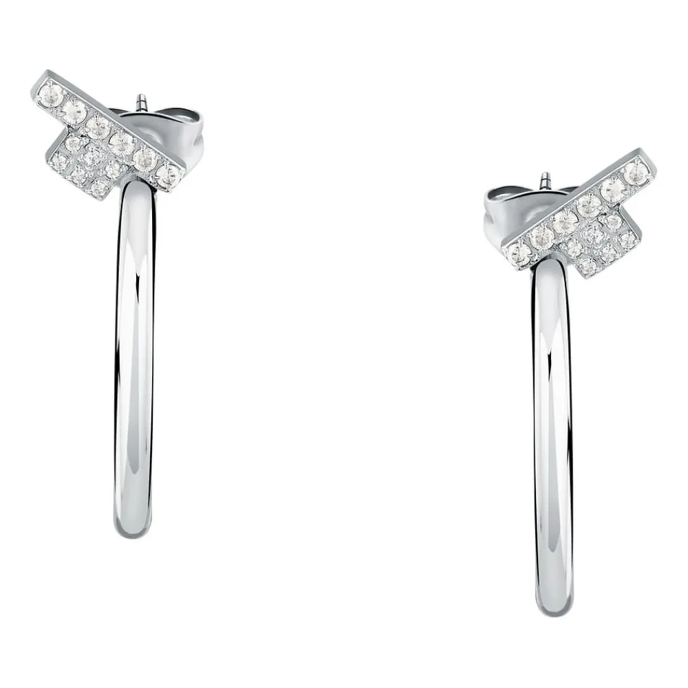 Gioielli Donna<Trussardi ORECCHINI T-LOGO - TJAXC33